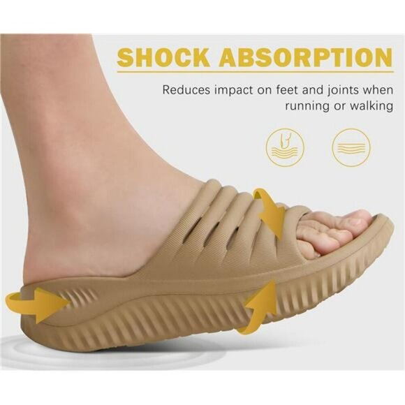 Womens Orthotic Recovery Sandals Arch Support Slides Cushioned Sport Shoes - Picture 5 of 7